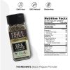 Pride of India ‚Äì Black Pepper Ground ‚Äì Ideal for Gourmet Dishes/ Soups/ Stews/ Rubs ‚Äì Fresh & Preservatives Free ‚Äì Warming Spice ‚Äì Easy to U