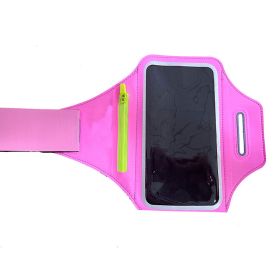 Outdoor Sports Running Mobile Arm Bag (Color: Pink)