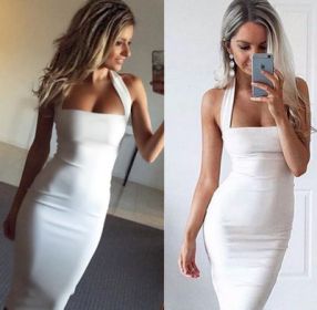 Body shaping dress (Option: White-L)