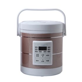 12V 24V Mini Rice Cooker 1.6L Car Truck Electric Hot Soup Rice Cooker (Option: Pink-UK)