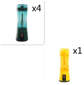 Portable Blender Portable Fruit Electric Juicing Cup Kitchen Gadgets (Option: Set3-USB)