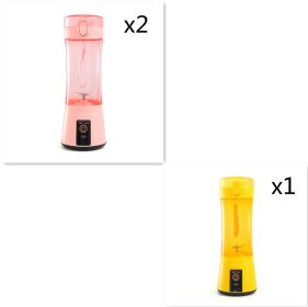 Portable Blender Portable Fruit Electric Juicing Cup Kitchen Gadgets (Option: Set56-USB)