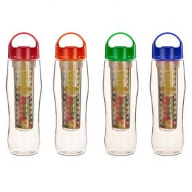 Fruitzola JAMMER Fruit Infuser Water Bottle In 5 Colors (Color: Blue)