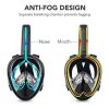 Full Face Snorkel Mask with Optional HD 1080P Action Sports Camera