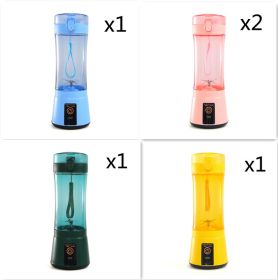 Portable Blender Portable Fruit Electric Juicing Cup Kitchen Gadgets (Option: Set33-USB)