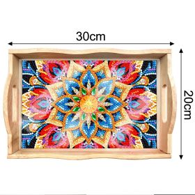 New Diamond Painting Dinner Plate DIY Handmade (Option: CANP01)