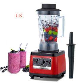 High Horsepower And High Performance Commercial Blender (Option: Red-A8700-UK)