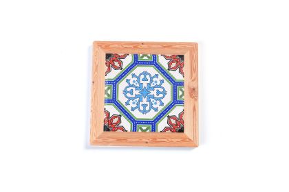 Chinese Style Ceramic Cork Cup Mat (Option: 9 Style)